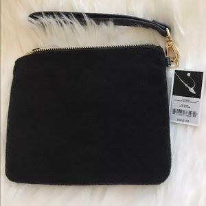 Juicy Couture Bags - Juicy Couture Black label Velour Wristlet Juicy Couture Bags - Juicy Couture Black label Velour Wristlet